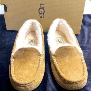 UGG Women's Tan Suede Slippers
